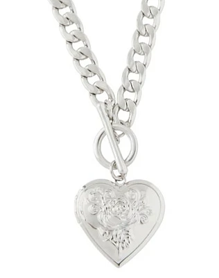 Heart Locket Chain Necklace