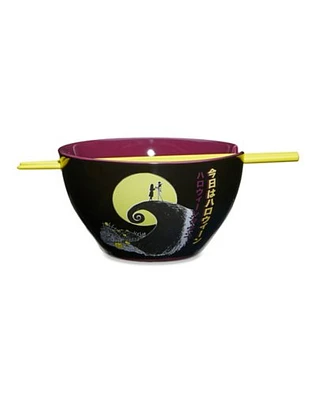 The Nightmare Before Christmas Bowl with Chopsticks - 22 oz.