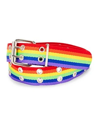Rainbow Pride Double Prong Belt