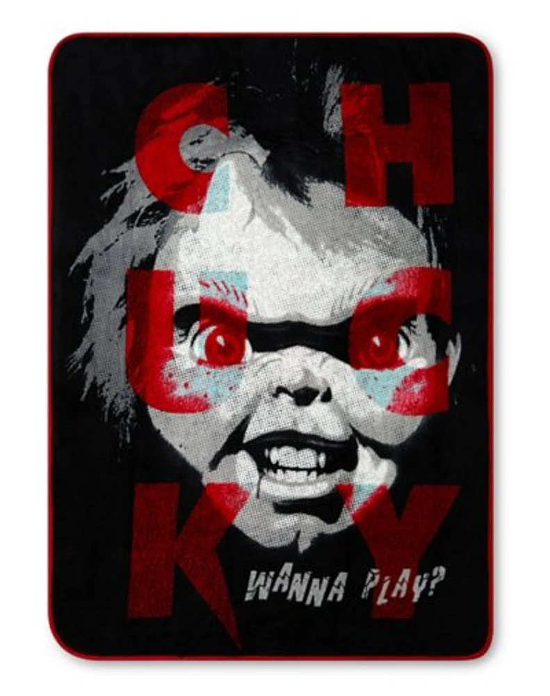 Chucky Wanna Play Fleece Blanket