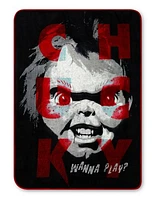 Chucky Wanna Play Fleece Blanket