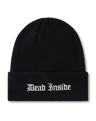 Dead Inside Cuff Beanie Hat