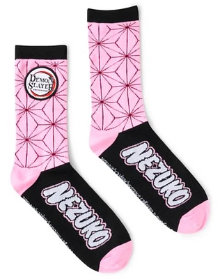 Nezuko Crew Socks - Demon Slayer