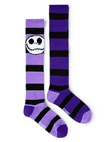 Purple Jack Skellington Knee High Socks - The Nightmare Before Christm