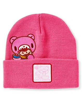 Pink Gloomy Bear Cuff Beanie Hat