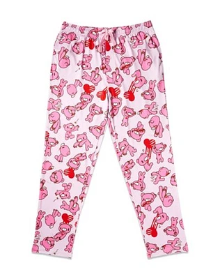 Gloomy Bear Heart Print Lounge Pants