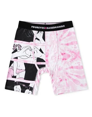 Pink Tie Dye Boxer Briefs