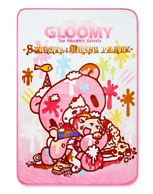 Gloomy Bear Food Fleece Blanket