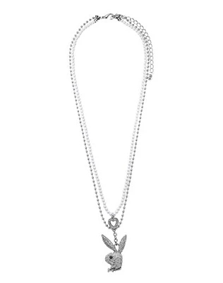 Spiked Playboy Chain Choker Necklace
