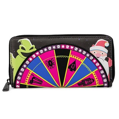 Loungefly The Nightmare Before Christmas Roulette Wheel Zip Wallet