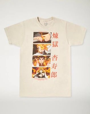 Tan Rengoku T Shirt - Demon Slayer