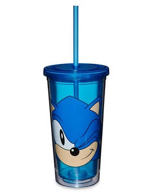 Winking Sonic Cup with Straw 20 oz. - Sonic the Hedgehog