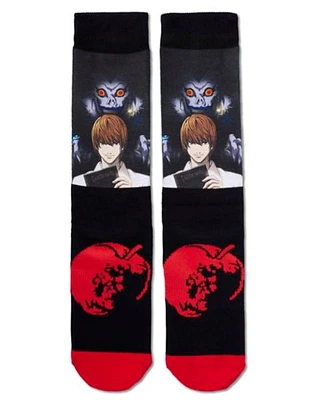 Light and Ryuk Death Note Crew Socks