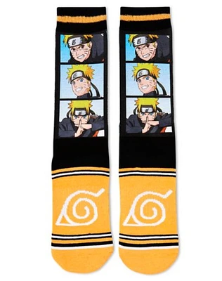 Panel Naruto Athletic Crew Socks