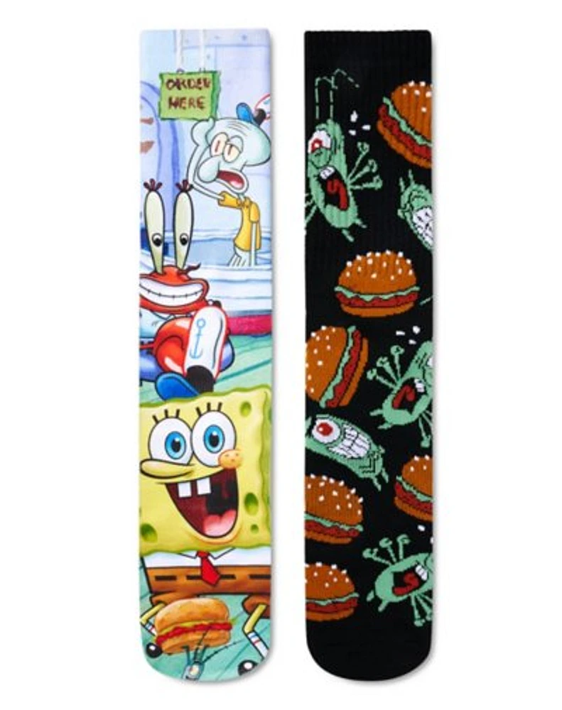 Krusty Krab Crew Socks 2 Pair - SpongeBob SquarePants