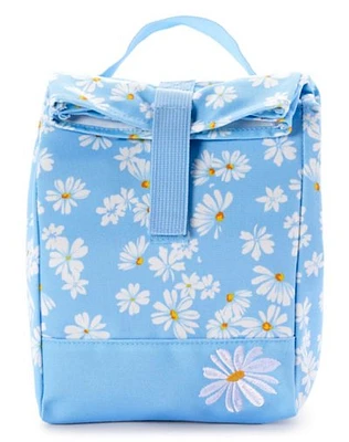 Daisy All Over Print Roll Top Lunch Box