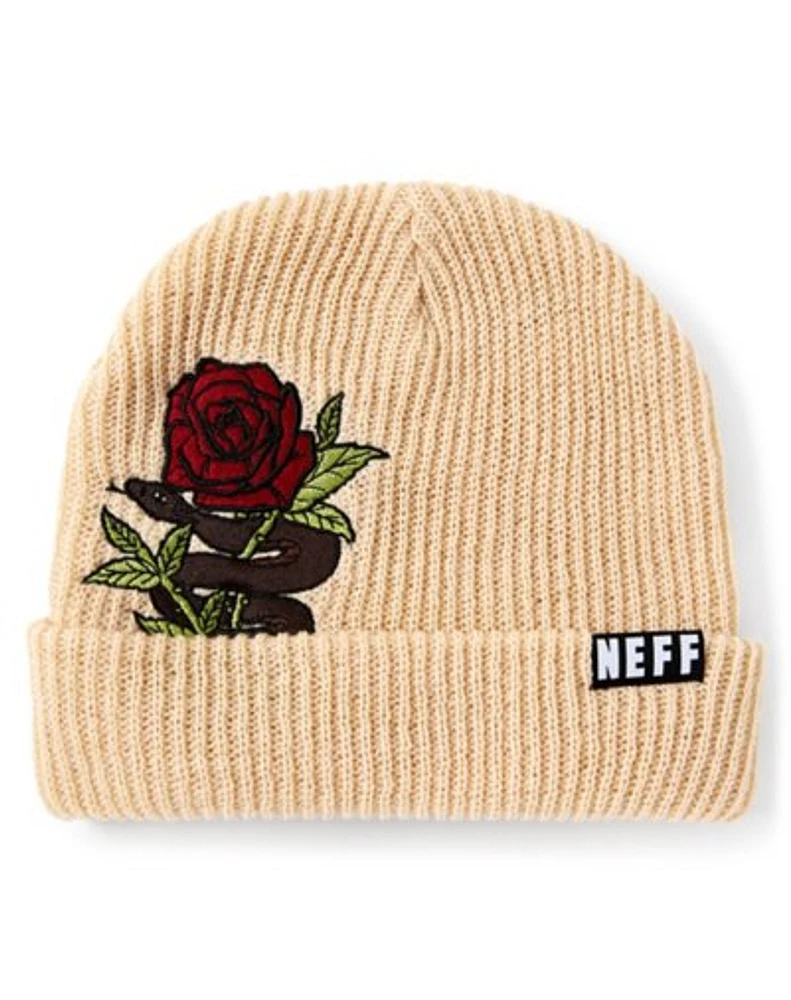 Snake Rose Cuff Beanie Hat - Neff