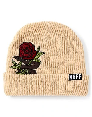 Snake Rose Cuff Beanie Hat - Neff