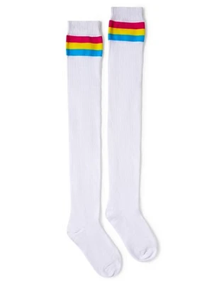 Pansexual Pride Stripe Knee High Socks