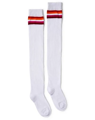 Lesbian Pride Stripe Knee High Socks