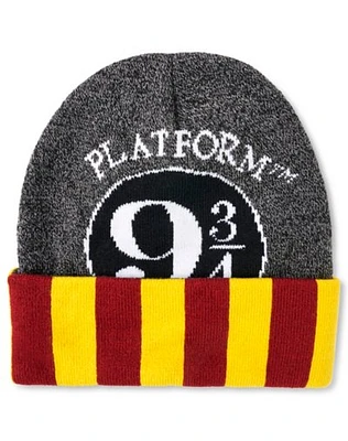 Harry Potter Striped Cuff Beanie Hat