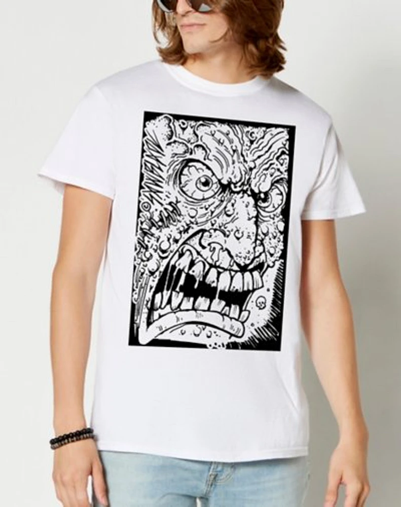 Angry Man Face T Shirt