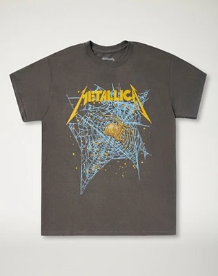 Spiderweb Metallica T Shirt