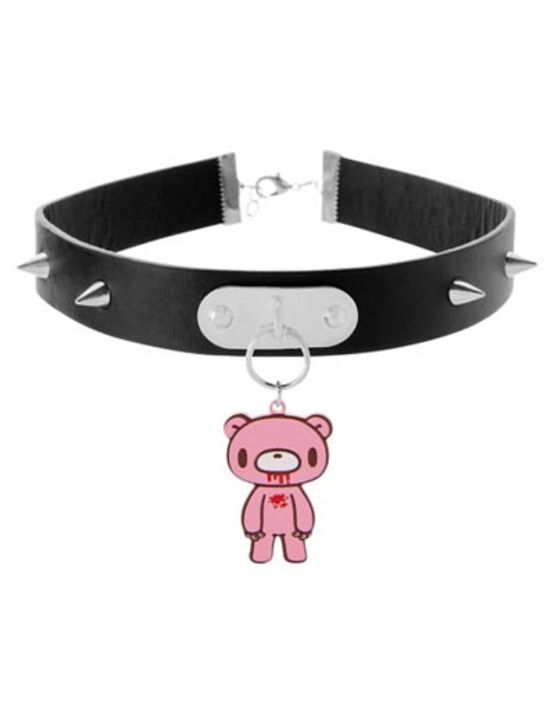 Gloomy Bear Spiked Choker Necklace