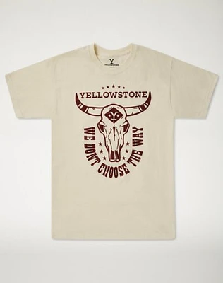 Yellowstone Skull T Shirt