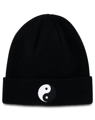 Yin Yang Cuff Beanie Hat