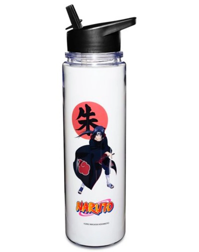 Naruto Itachi Water Bottle with Straw - 25 oz.