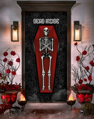 Dead Inside Coffin Door Cover