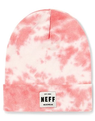 Pink Tie-Dye Cuff Beanie - Neff