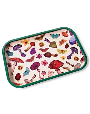 Vintage Mushroom and Flower Tray