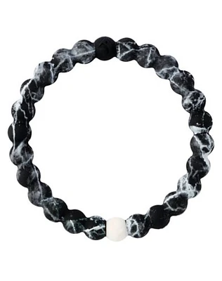 Black and White Marble Bead Bracelet