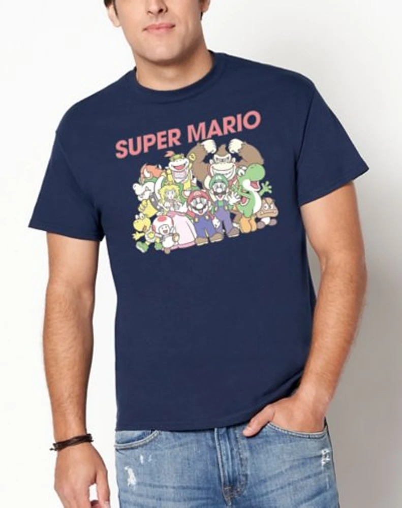 Super Mario Characters Group T Shirt
