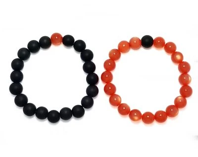 Multi-Pack Black and Beaded Bracelets