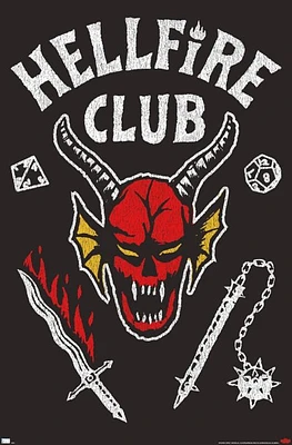 Hellfire Club Stranger Things Poster