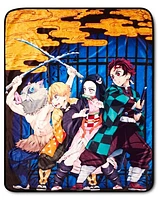 Characters Demon Slayer Reversible Fleece Blanket