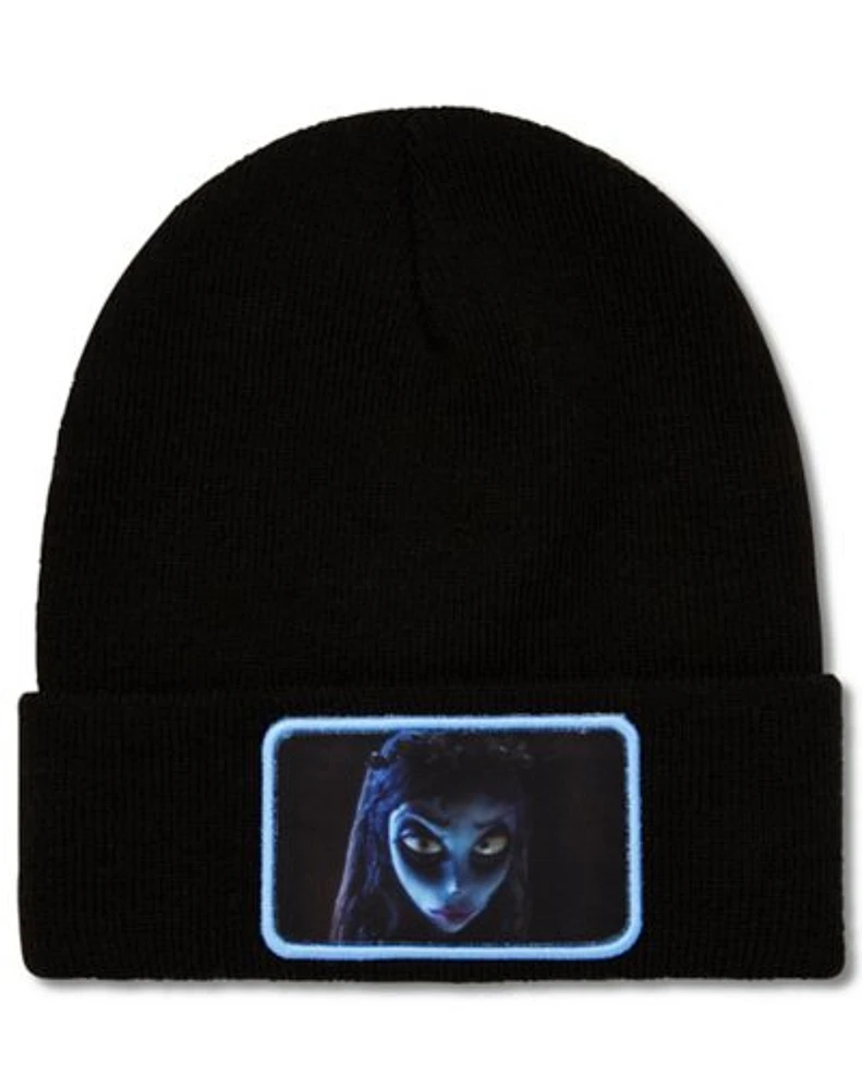 Corpse Bride Patch Cuff Beanie Hat