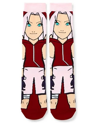 360 Sakura Crew Socks - Naruto