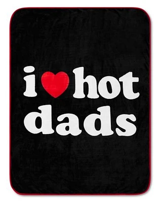 I Heart Hot Dads Fleece Blanket - Danny Duncan