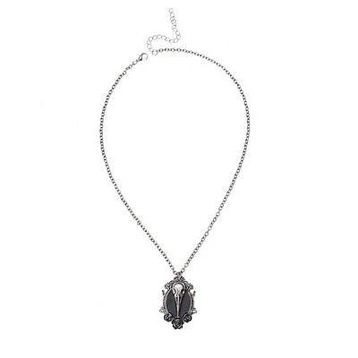 The Raven Pendant Chain Necklace