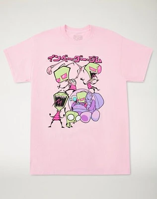 Pink Invader Zim T Shirt