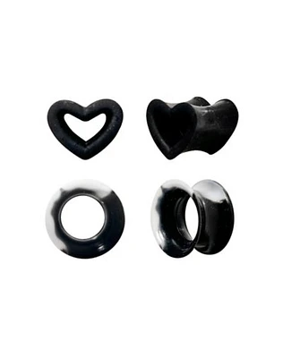 Multi-Pack Black Heart Plugs