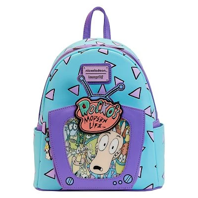 Loungefly Rocko's Modern Life Lenticular Mini Backpack - Nickelodeon