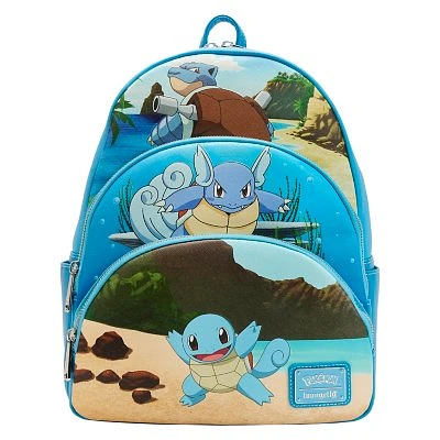 Loungefly Squirtle Evolution Mini Backpack - Pokmon