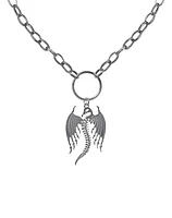 Skeleton Dragon Chain Necklace