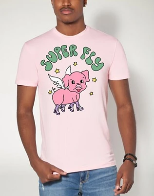 Super Fly Pig T Shirt