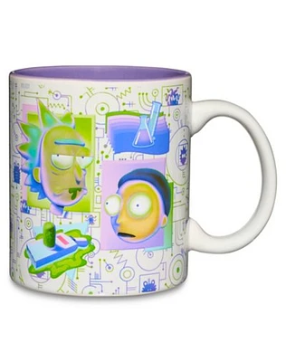 Tech Pattern Alien Rick and Morty Coffee Mug - 20 oz.